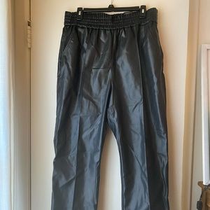 leather pants, H&M, size 14